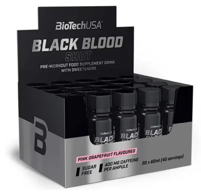 Immagine prodotto di Confezione Black Blood Shot (20 x 60 ml)