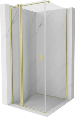 Immagine prodotto di Mexen Mist T cabina doccia ad anta battente 70 x 70 cm, trasparente, oro spazzolato - 8A4T-070-070-55-00