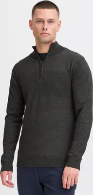 Produktbild von INDICODE IDErno Herren Strickpullover Troyer Feinstrick Pullover