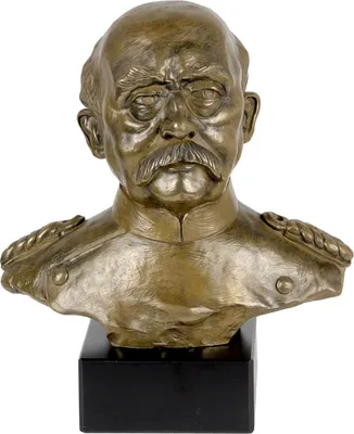 Immagine prodotto di Otto von Bismarck - Statua in marmo, statuetta di personaggio famoso, decorazione per uffici, scuole e hotel del marchio Art-Dog