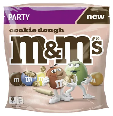 M&M'S Cookie Dough Geschmack knackige Schokolinsen Packung 675g