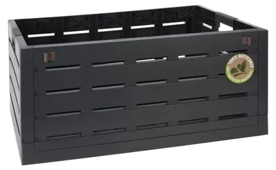 Productafbeelding van Opklapbare transportbox, stapelbaar, 60 liter. Maximale draagkracht: 50 kg. Afmetingen: 59 cm (breed) x 39 cm (lang) x 27 cm (hoog)
