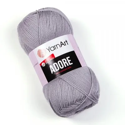 Obrázek produktu pro Yarn Art Adore 346 Grey Blue Pletací příze