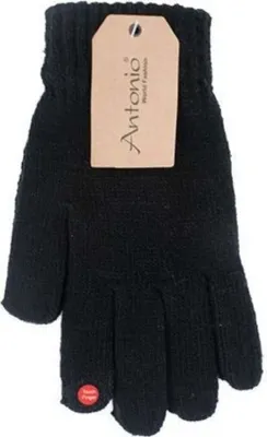 schwarze Winterhandschuhe
