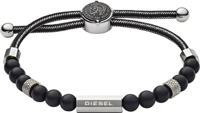 Image de Bracelets Diesel argent collection Beads - homme