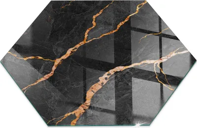 Produktbild von Glasbodenplatte für H 40 cm – Kaminofen – Kaminplatte Glas – Schutzglas – Funkenschutzplatte –Glasbodenplatte Feuerfeste – Hitzeschutzplatte – Bodenschutz aus Glas – Eleganter Marmor mit Adern