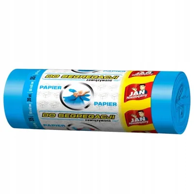 Immagine prodotto di Fodere robuste da 35 l per carta 20 pezzi blu