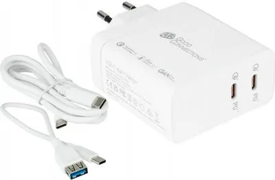 Produktbild von Good Connections USB-Schnellladegerät 140W mit GaN, 2-Port