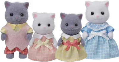Image de Famille de chats persans Sylvanian