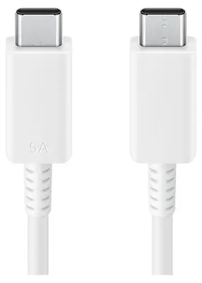Zdjęcie produktu dla Samsung Kabel 1,8 m 5A Biały, 1,8 m, USB C, USB C, USB 2.0, Biały