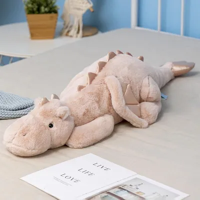 Imagen del producto de Peluche de dragón suave y adorable, 90 cm