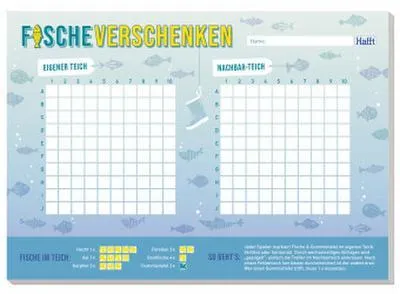 Produktbild von Spiele-Block Fische Verschenken A5