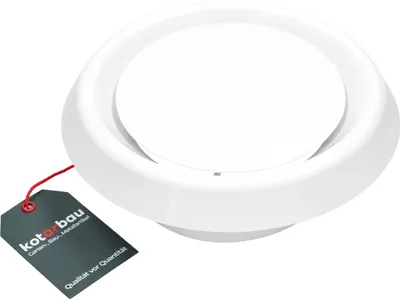Zdjęcie produktu dla KOTARBAU® Anemostat Wentylacyjny Uniwersalny Kołnierz 150 MM