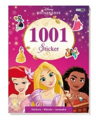 Produktbild von Disney Prinzessin: 1001 Sticker: Stickern - Rätseln - Ausmalen