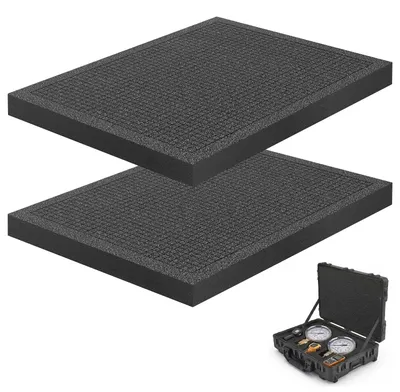 Schaumstoffplatten 400x300x25 mm, 2 Stück, 50D