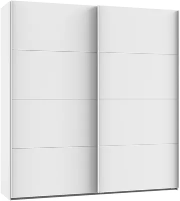 Produktbild von Schwebetürenschrank >AALST< in WEISS - 180x208x65cm (BxHxT)