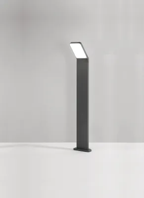 Obrázek produktu pro Cesta - 12W LED zahradní sloupek, IP65, 1050lm, V.60cm, 3000K, lakovaný hliník, venkovní sloupek, antracit - Perenz