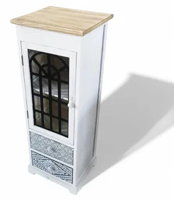 Immagine prodotto di Mobiletto in legno con 2 cassetti e 1 anta 32x29xH88 cm