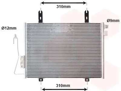 Produktbild von VAN WEZEL 43005221 Kondensator Klimaanlage Klimakondensator für RENAULT KANGOO (KC0/1)