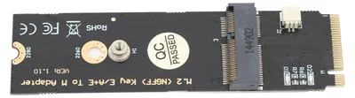 Image de Adaptateur de carte WiFi Bluetooth M.2 NGFF A-Key vers SSD M.2 Key M pour cartes Intel AX200, AX201 et AX210