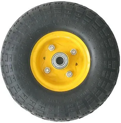 Produktbild von Schubkarrenrad 4.10 / 3.50-4 mit 26 cm Raddurchmesser, Modell 841
