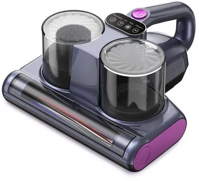Zdjęcie produktu dla Odkurzacz UV-C do materacy, o mocy ssania 12000 Pa, z filtrem HEPA, funkcją gorącego powietrza i ultradźwiękową, przeznaczony do czyszczenia materacy, usuwający 99,9% alergenów, sierści zwierząt i innych zanieczyszczeń z materacy, sof i innych powierzchni