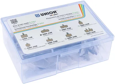 Produktbild von UNION Scheibenbremsbelag "DBP-43E" organ Werkstattverpackung à 25 Paar