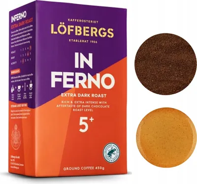 Immagine prodotto di LOFBERGS Inferno Caffè macinato 450g Morbido