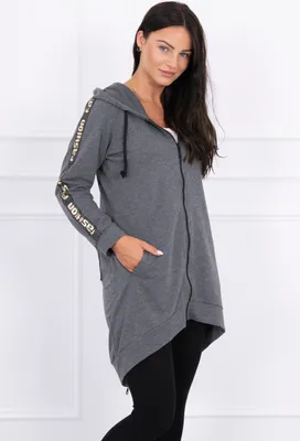 Produktbild von Kesi Langes Sweatshirt für Damen Nugto graphit Universal