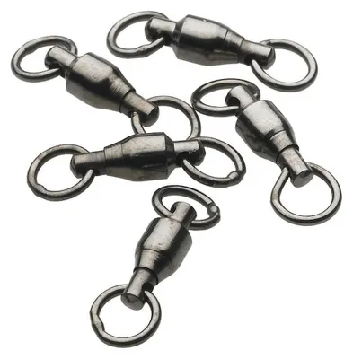 Produktbild von Kinetic Ball Bearing Swivel Black Nickel - Kugellagerwirbel, Größe:Gr. 1, Tragkraft:20kg, Packungsinhalt:5 Stück