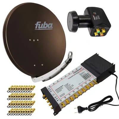 Produktbild von PremiumX SAT Anlage Fuba DAA 850 B Antenne 5/16 Multischalter LNB F-Stecker