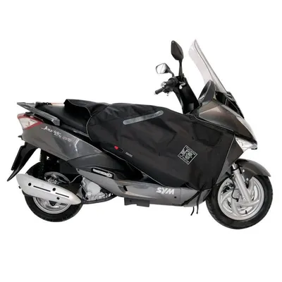 Zdjęcie produktu dla Ochraniacze nóg TUCANO URBANO R076 Thermoscud czarne z grubym nylonowym materiałem zewnętrznym