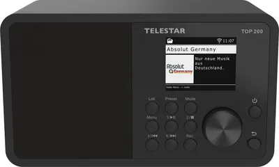 Produktbild von Telestar TOP 200 DAB+ Internetradio schwarz