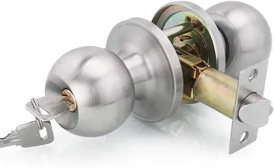 Immagine prodotto di Serratura a incasso in acciaio inossidabile con chiave – Chiusura regolabile per porte da 60/70 mm