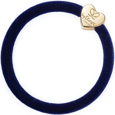 Obrázek produktu pro By Eloise London Velvet Gold Heart Navy Blue