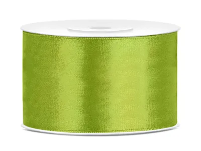 Zdjęcie produktu dla Tasiemka satynowa, z. jabłuszko, 38mm/25m