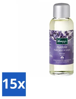 Imagen del producto de 15 unidades de aceite para la piel Kneipp, relajante, aroma a lavanda, 100 ml. Paquete económico