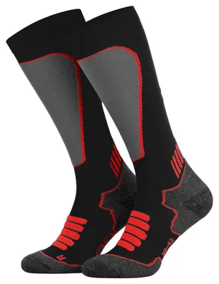 Produktbild von Tobeni Kompressionsstrümpfe Sport Laufstrümpfe Damen Herren Ski Motorrad, Farbe:Schwarz, Grösse:43-46
