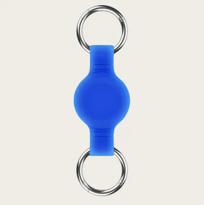 Obrázek produktu pro INF Silikonové ochranné pouzdro pro Apple AirTag Pet Tracker Světle modrá