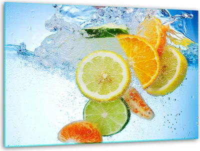 Produktbild von Glas Herdabdeckplatten Schneidebrett Universal 40x30cm Obst
