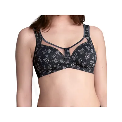 Produktbild von Anita Clara Art Komfort BH ohne Bügel Bügellos mit seitlichen Blenden für besten Halt, Gepolsterte Komfort-Träger, Anatomisch geformtes Unterbrustband