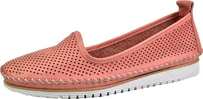 Produktbild von Andrea Conti Damen Slipper Leder klassische Form mit luftigen Löchern 0021714, Größe:39 EU, Farbe:Rosa