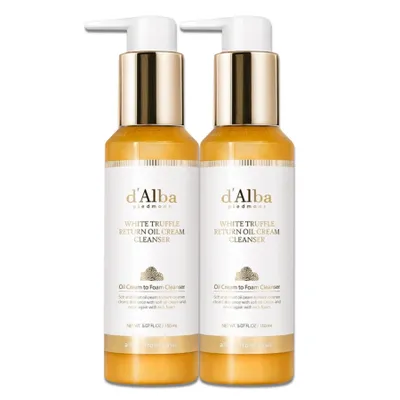 Produktbild von d’Alba White Trüffle Return Cream Cleanser Reinigungscreme Make-up-Entfernung, 2x 150ml