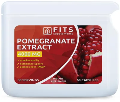 Produktbild von Granatapfelextrakt 4000 mg, 60 Kapseln