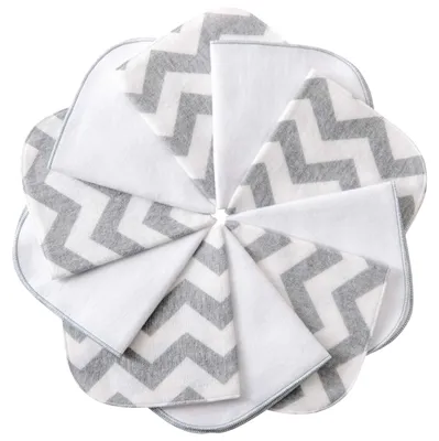 Produktbild von Solidchoice – Set mit 10 Waschlappen aus Baumwolle für Babys
