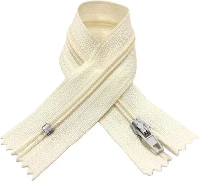 Immagine prodotto di Cerniere in nylon da 10-16 cm, color crema
