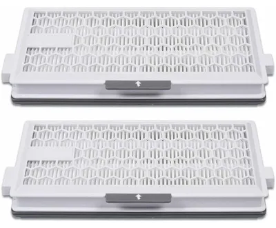 Produktbild von Set mit 2 Filtern HEPA Airclean Plus 50 für Miele Complete C3 Powerline, S8340 – Air Clean SF-HA 50 für Complete C2 C3 Compact C1 C2 – Set mit 2 Ersatzzubehör für Staubsauger