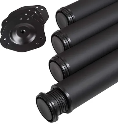 Produktbild von 4er Set Tischbein 60 x 710 mm schwarz