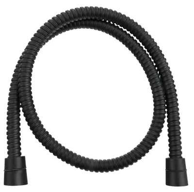 Zdjęcie produktu dla Metalowy wąż prysznicowy POWERFLEX, 100 cm, czarny matowy