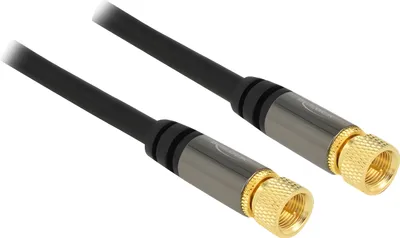 Zdjęcie produktu dla DeLOCK 88919, 2 m, RG-6/U, F, F, Czarny